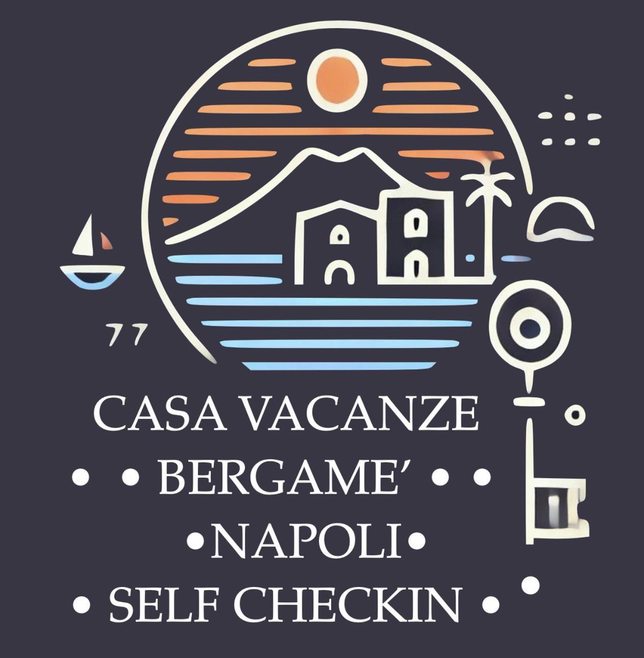 ナポリ Casa Vacanze Bergameヴィラ エクステリア 写真